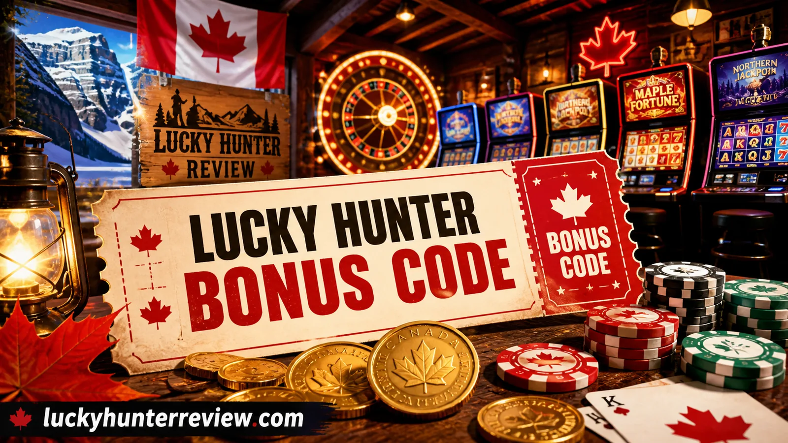 Lucky Hunter Bonus Code content banner