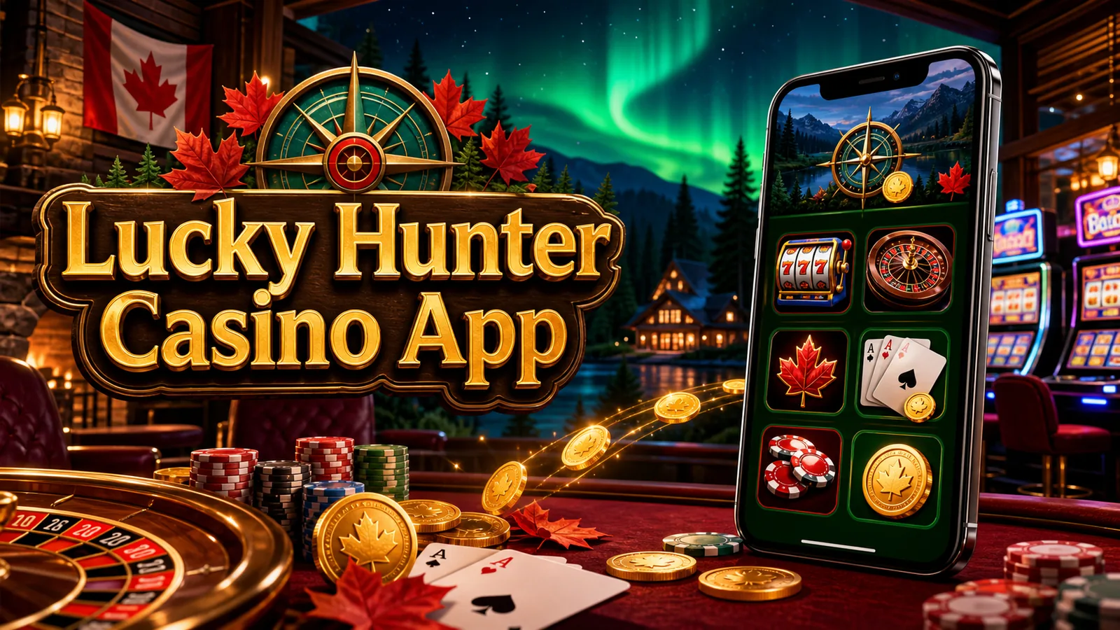 Lucky Hunter Casino App content banner