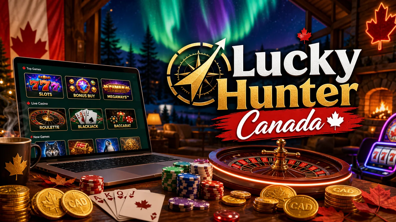 Lucky Hunter Casino Canada content banner