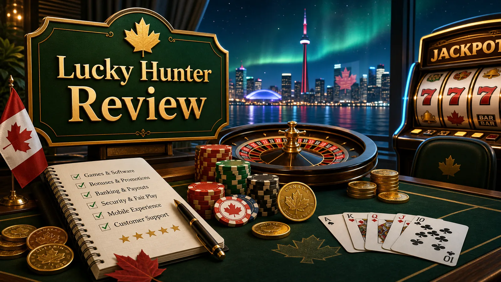 Lucky Hunter Casino Review content banner