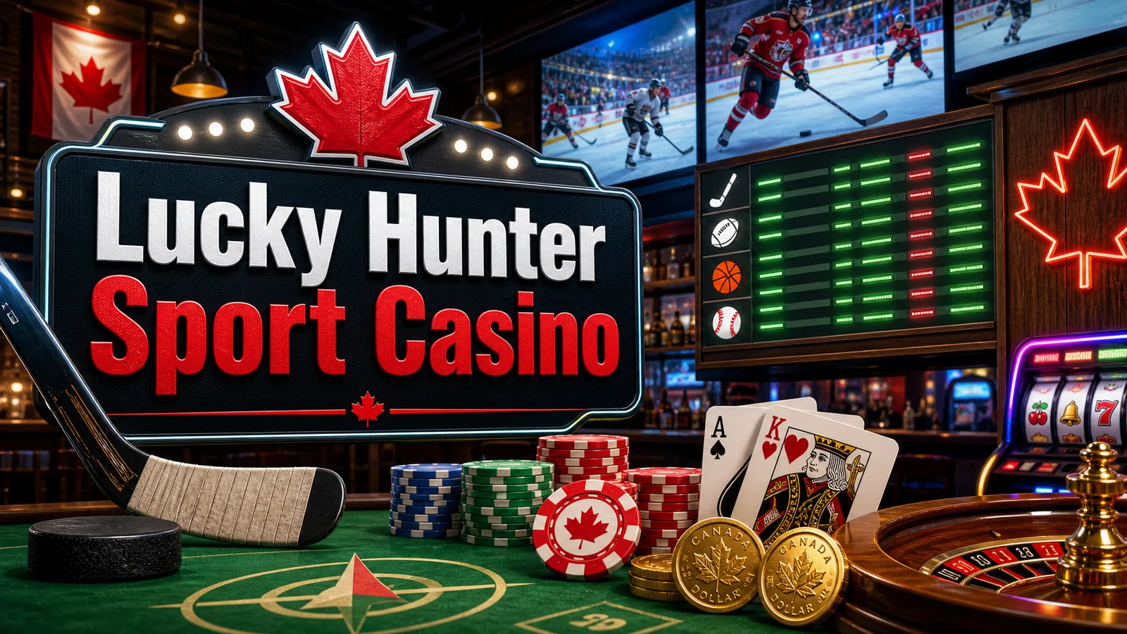 Lucky Hunter Sport Casino content banner